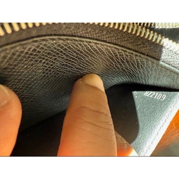 LOUIS VUITTON Coin Card Holder Wallet in Black Eclipse Monogram - Picture 11 of 11